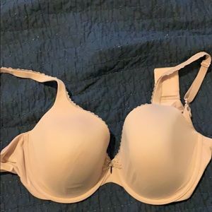 Tan perfect coverage bra from VS.